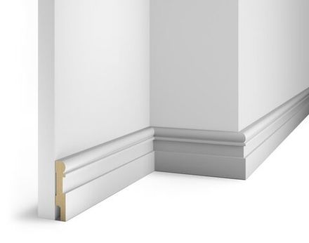 Плинтус под покраску, 80x16 мм