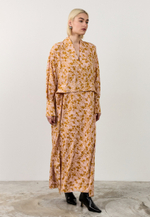 Платье макси цветок