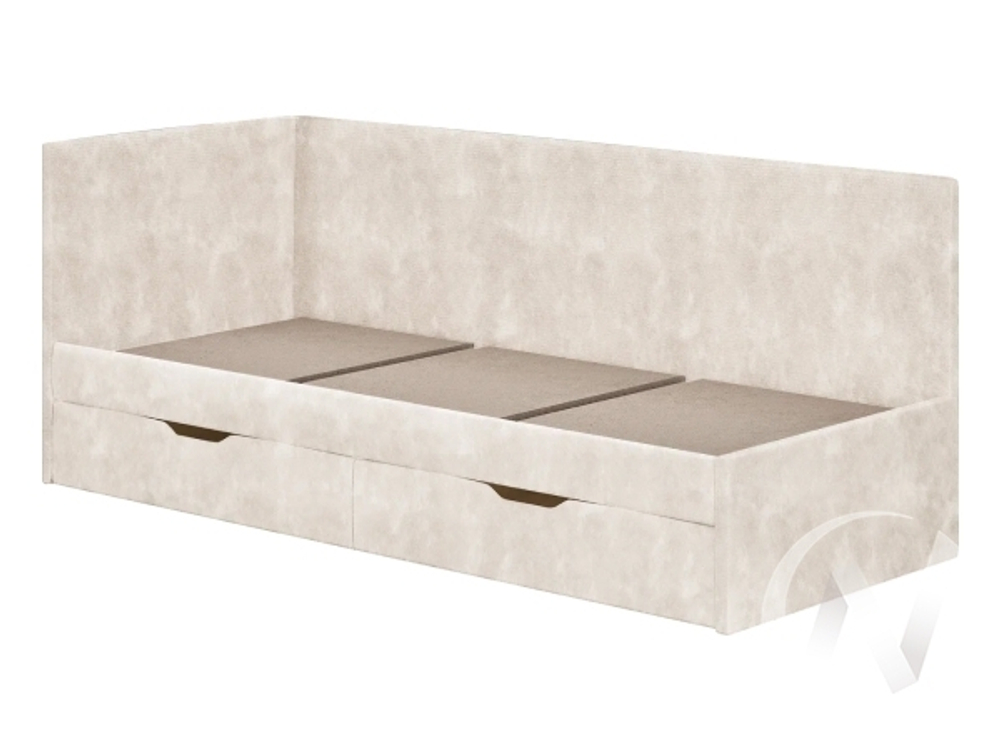 Кровать Лео 0;8 КР-49 (белый/мокко)