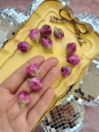 Подвеска "Роза" (закрытый бутон-мини)