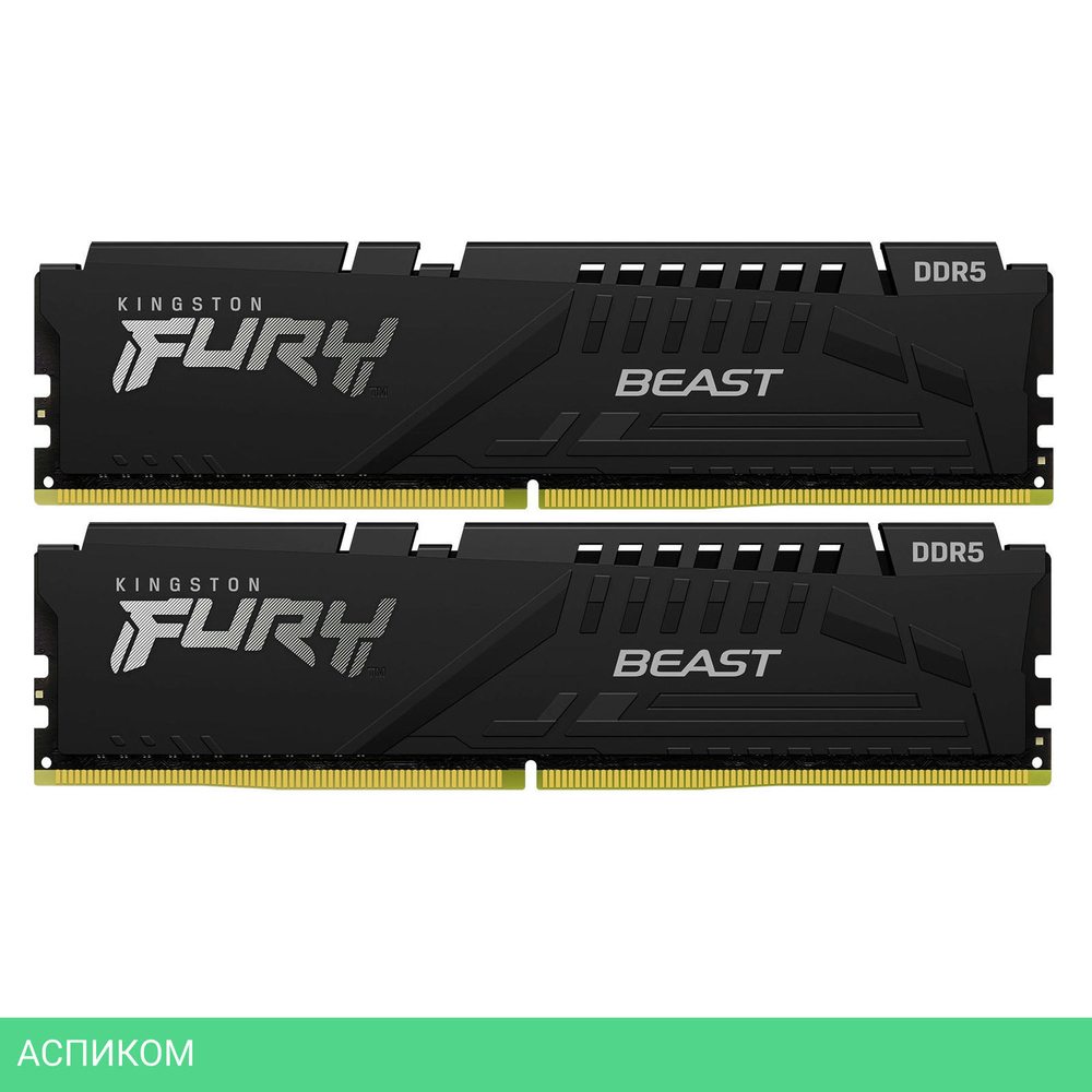 Оперативная память Kingston Fury Beast 2x32GB DDR5 (KF560C30BBK2-64)