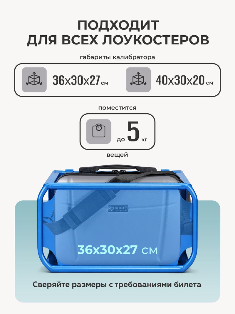 Чемодан S с кейсом в комплекте Серебристый