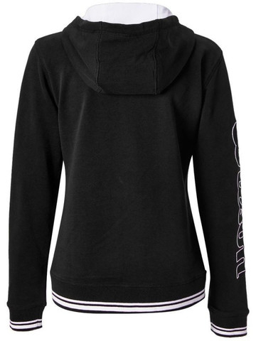 Женская Кофта теннисная Wilson Team II FZ Hoody W - черный