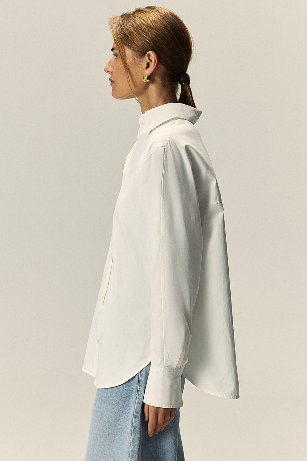 Рубашка классическая из хлопка AMAN Белый