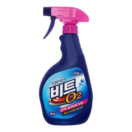 Кислородный пятновыводитель для всех видов тканей, кроме шелка и шерсти "BEAT O2" 500 мл