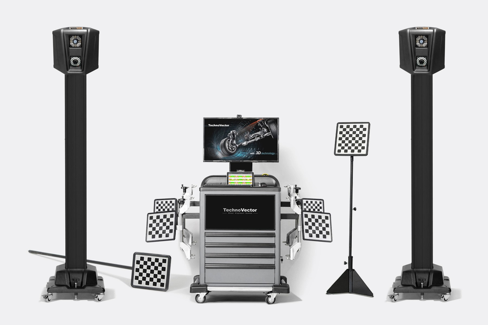 Мобильный стенд сход-развал 3D для грузовых автомобилей ТехноВектор 7 Truck P 7204 HT MC2