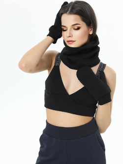 Снуд унисекс из футера с начесом