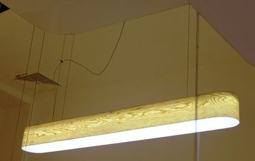 люстра  LINE  by LZF 150 cm ( натуральный цвет )