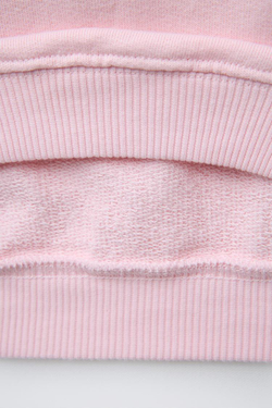 ZARA ТОЛСТОВКА С РЕЛЬЕФНОЙ НАДПИСЬЮ, РОЗОВЫЙ