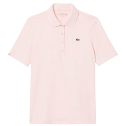 Женское поло Lacoste Slim Fit UV Protect Stretch Golf - Розовый