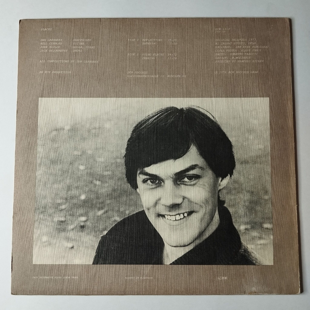 Винтажная виниловая пластинка LP Jan Garbarek Places (Germany 1978)