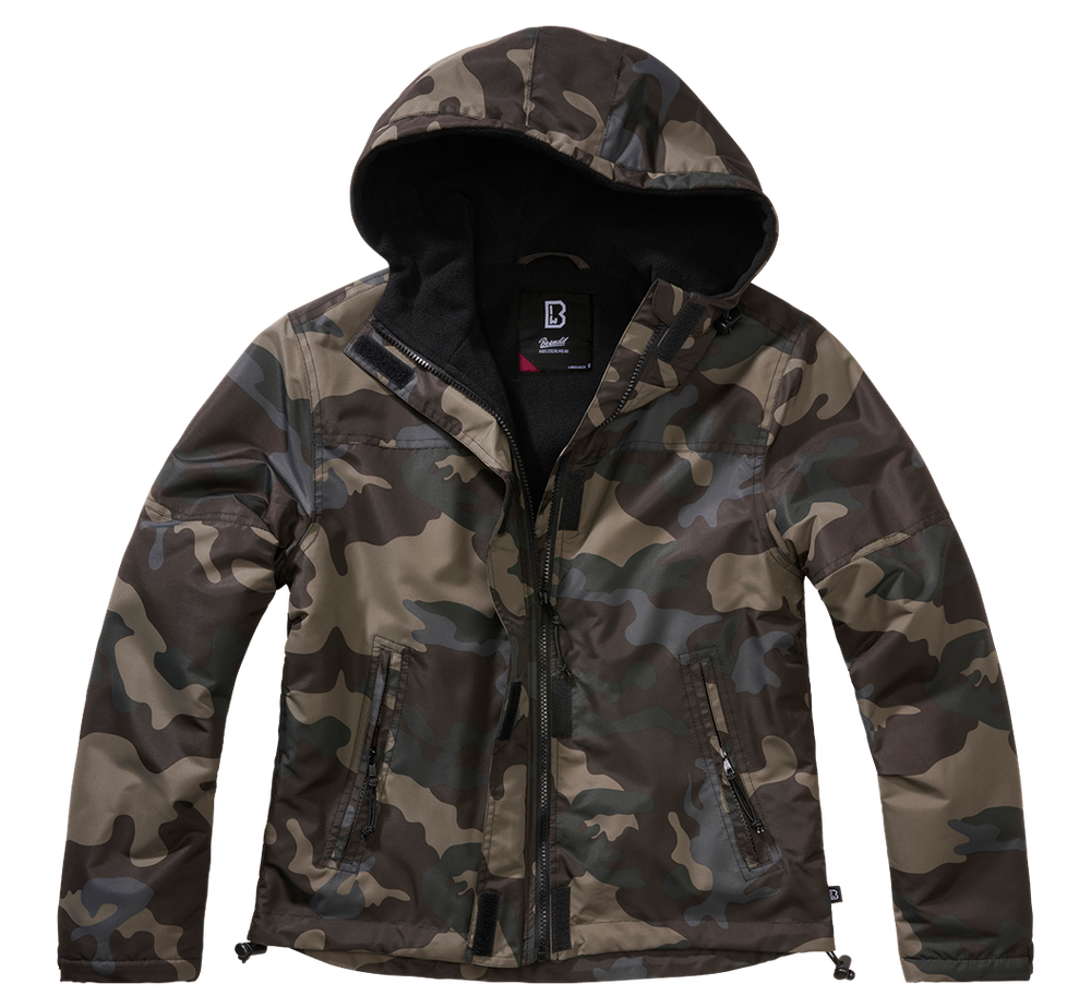 Brandit WOMEN FRONTZIP WINDBREAKER darkcamo