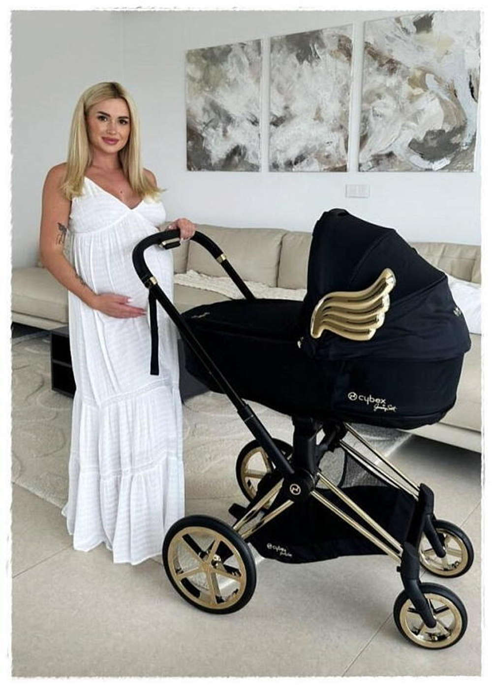 Коляска 3 в 1 Cybex Priam IV и автокресло Cloud T i-Size Jeremy Scott Wings