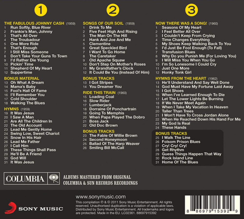 Johnny Cash / The Real... Johnny Cash (3CD)