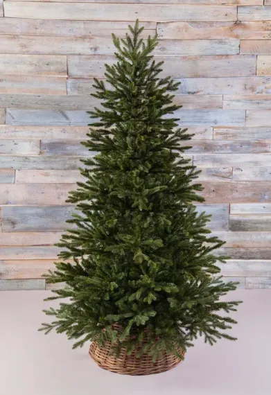 Искусственная ель Ирландская 305 см., литая хвоя+пвх, Black Box (74391)