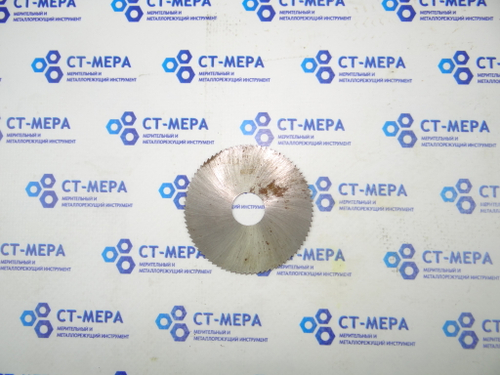 Фреза отрезная по металлу 63х1.2х16мм. z=80 Р6М5 без фаски без ш/п