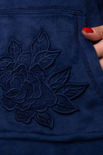 Домашний костюм с капюшоном и карманом-кенгуру (Размер: XXL) (Цвет: бежевый)