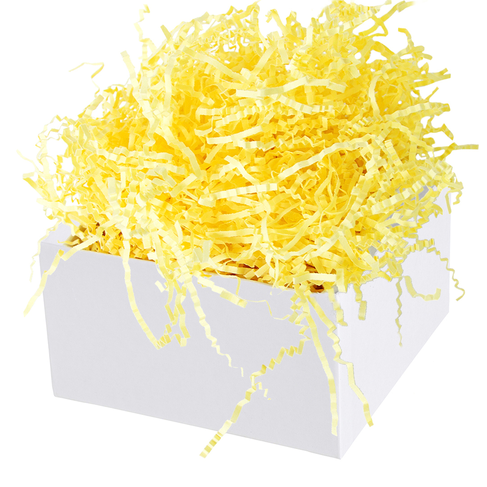 Наполнитель для коробок в желтом цвете, бумага, 50 г