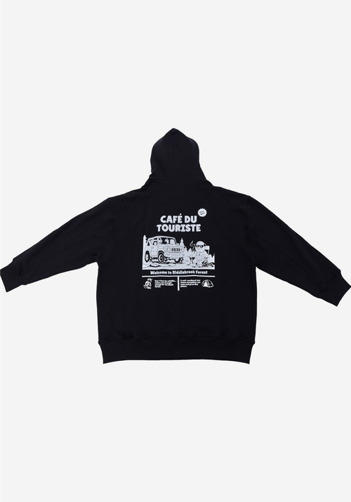 Худи Outerkit Cafe Du Touriste черное