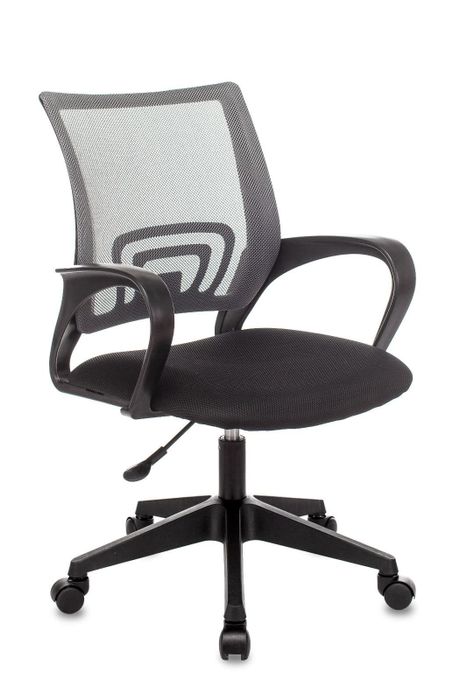 Кресло офисноеs ST-Basic сетка/ткань темно-серый TopChairs