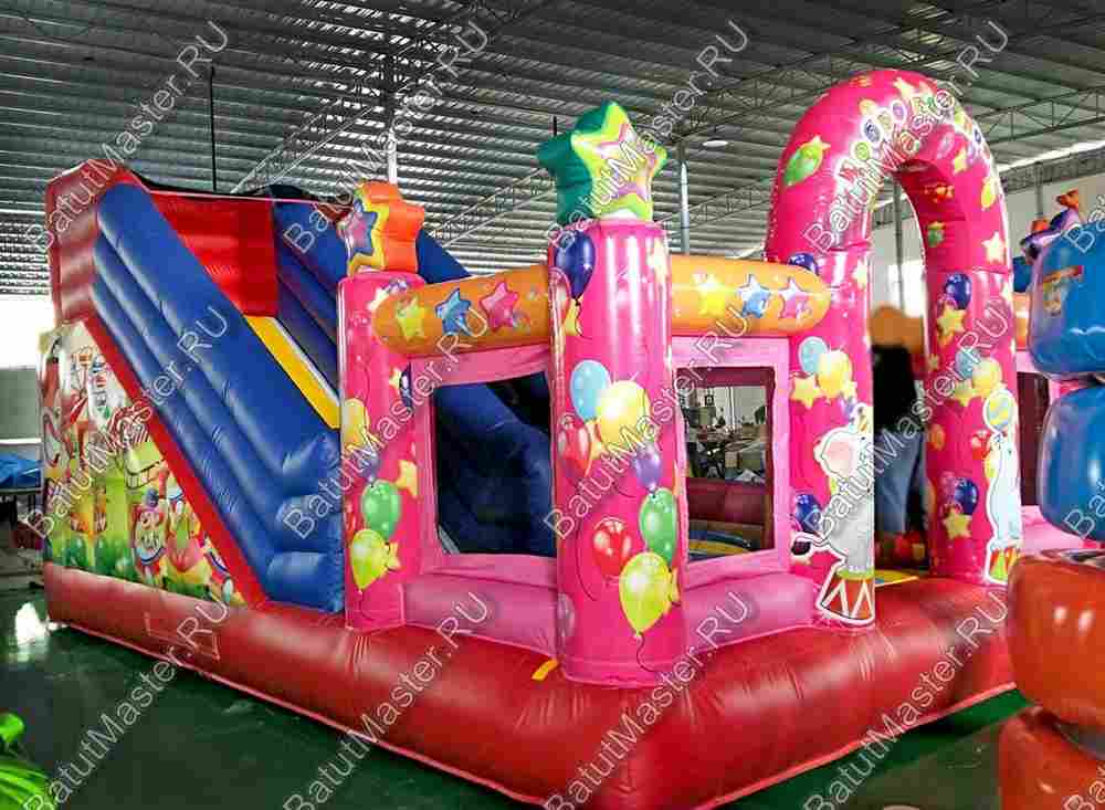 Коммерческий надувной батут "Цирк" 6*5*4 м