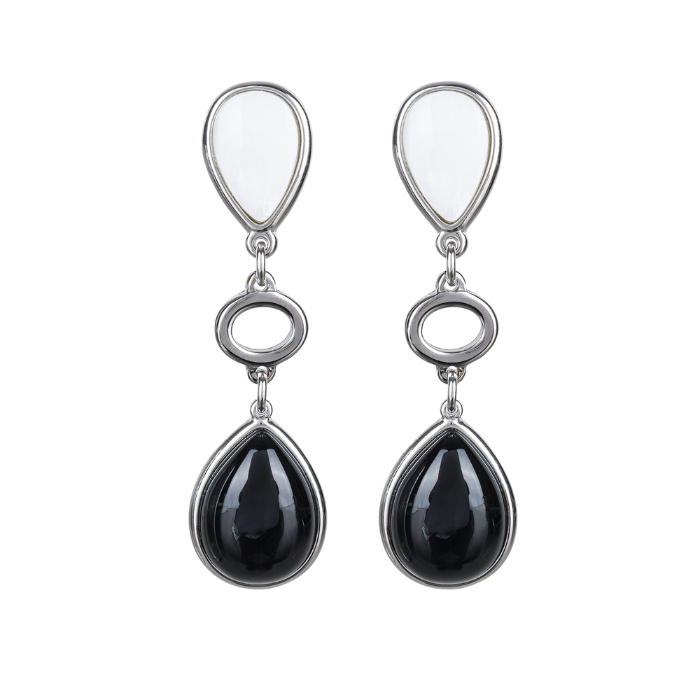 Серьги Possebon Madre, Agata Preto A0585.1.4 S