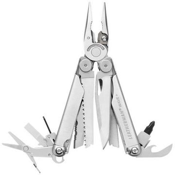 Мультитул-инструмент Leatherman Мод. WAVE Plus (18 инструментов)(10см)(241г.)(чехол: нейлон BLACK M)