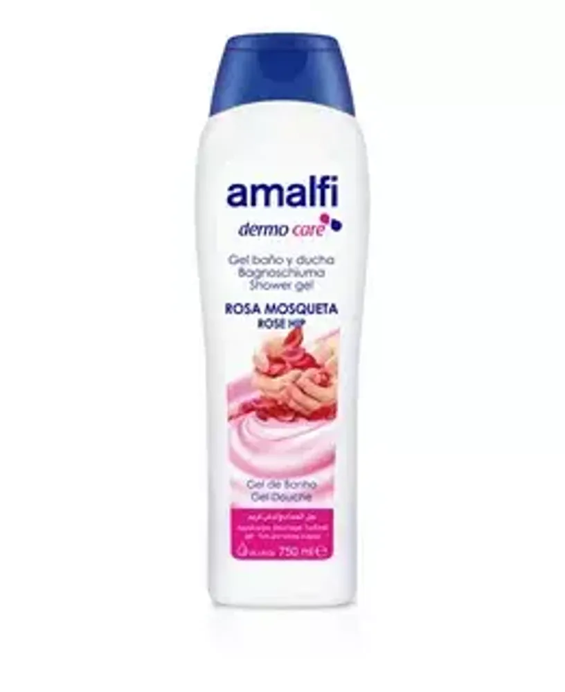 AMALFI 1250мл Гель для ванн и душа ROSE HIP(Wild Rose)/РОЗА ШИПОВНИК *10 белый