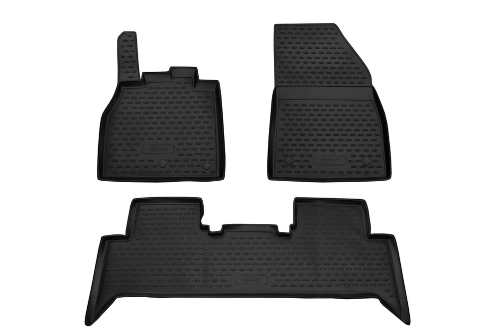Коврики в салон для RENAULT Scenic (III, IIIr, IIIr2), 2009-2016, 3 шт. (Повышенная устойчивость, повышенная изн FORMAT.41.23.210K