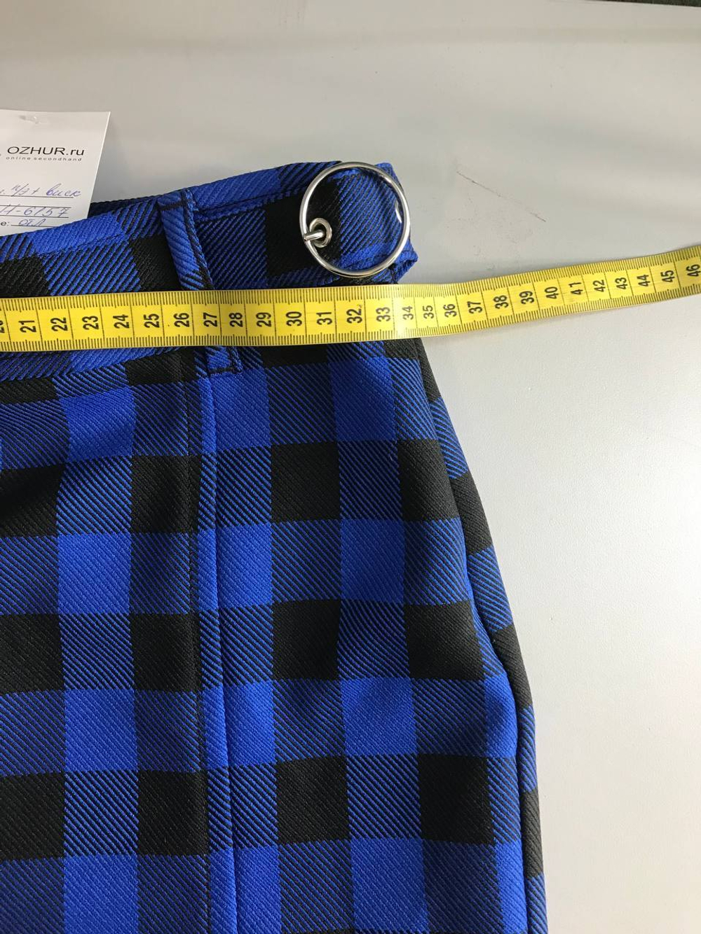 Юбка Bershka в яркую клетку, маркировка S, визуально 44 размер