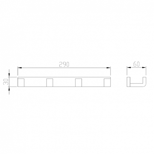 Вешалка для полотенец Abber Westen AA1751G Золото матовое