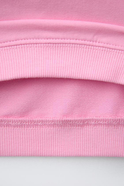 ZARA КОМПЛЕКТ ИЗ ТОЛСТОВКИ И БРЮК-ДЖОГГЕРОВ, МЯГКИЙ РОЗОВЫЙ