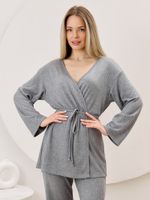 Кардиган-кимоно Эвила-1 Виотекс СЕРЫЙ
