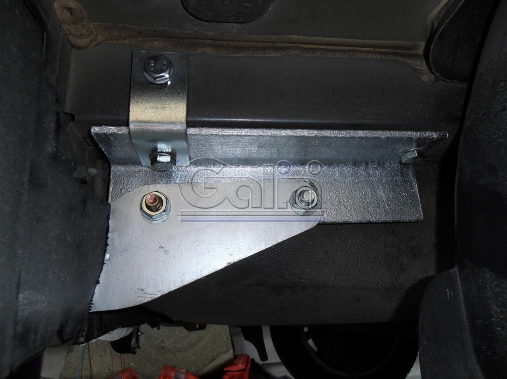 Оцинкованный фаркоп на Citroen C5 II лифтбек 2004-2008 (без электрики), Galia C039A