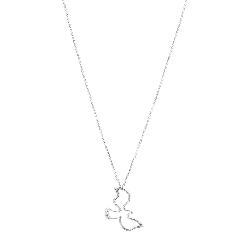 Подвеска из серебра 925, Tiffany 💠 В виде голубя. В наличии