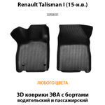 передние эва коврики в салон авто для renault talisman i 15-н.в. от supervip