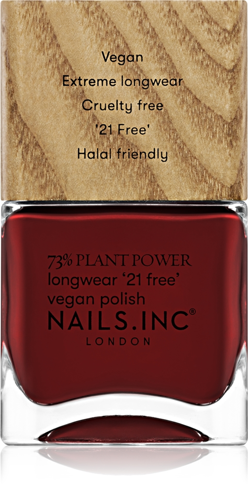 Nails Inc. Plant Power - Долговременный лак для ногтей оттенок Swear By Salutation, 14 ml