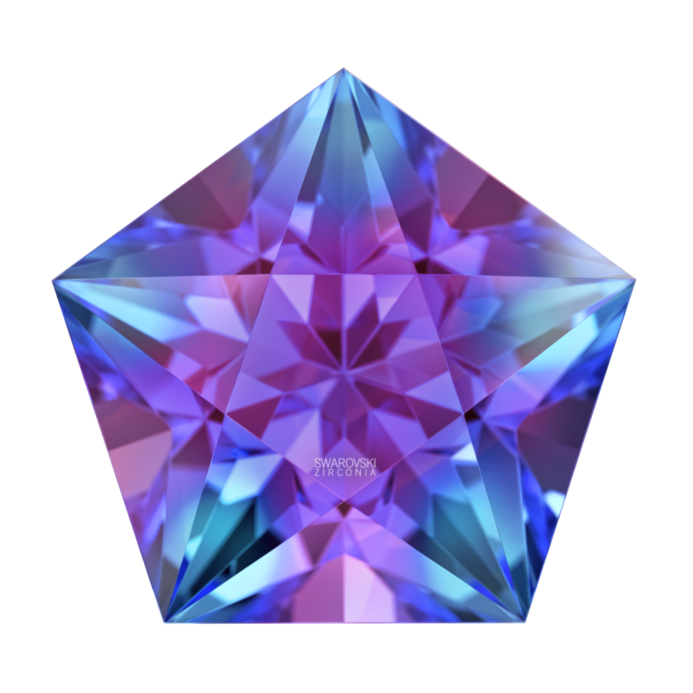Фианит Пентагон от 1.5х1.5 до 7х7 мм