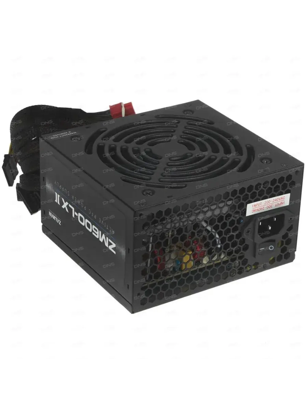 Блок питания ZM600-LXII 600W ZM600-LXII BLACK ATX 20+4 пин