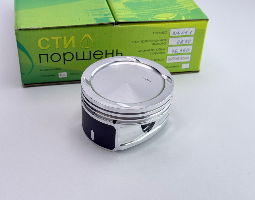 Поршни СТИ VolksWagen 1,4 CGGа, BUD, BXW (атмо) под кольца 1,2/1,5/2,5мм