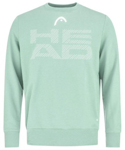 Мужская теннисная кофта Head Rally Sweatshirt - поясtel green