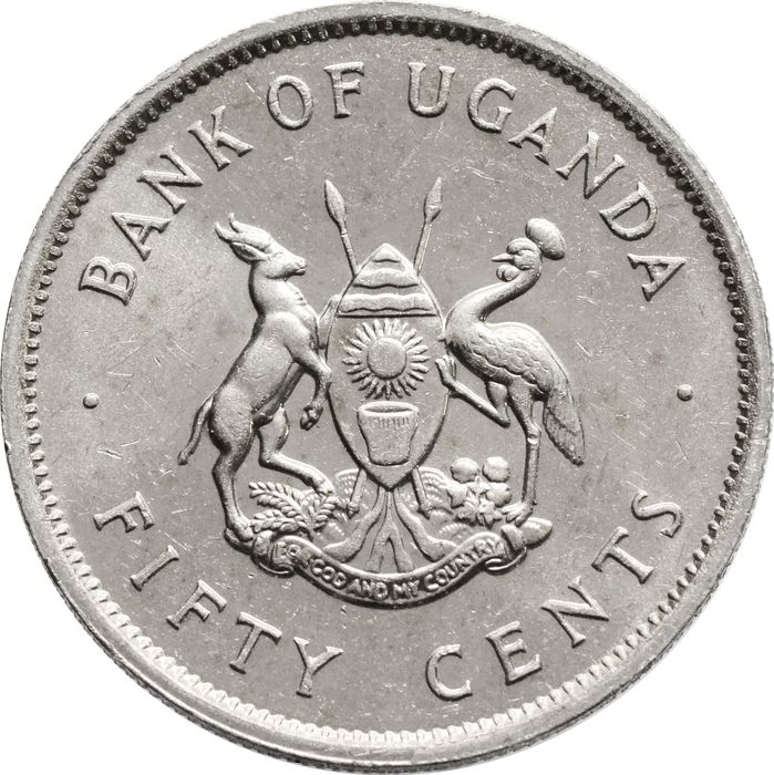 50 центов 1976 Уганда AU