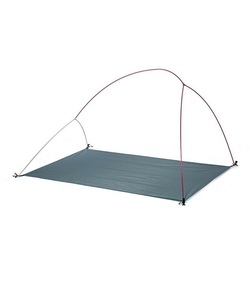 Палатка Naturehike Сloud up 2 20D NH17T001-T двухместная с ковриком, серо-красная, 6927595730560