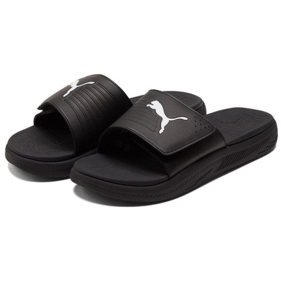 Puma Softride Slide 'Black White'