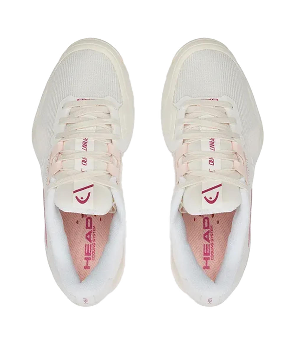 HEAD Sprint Pro Clay 3.5 Женские меловые бело-фиолетовые кроссовки