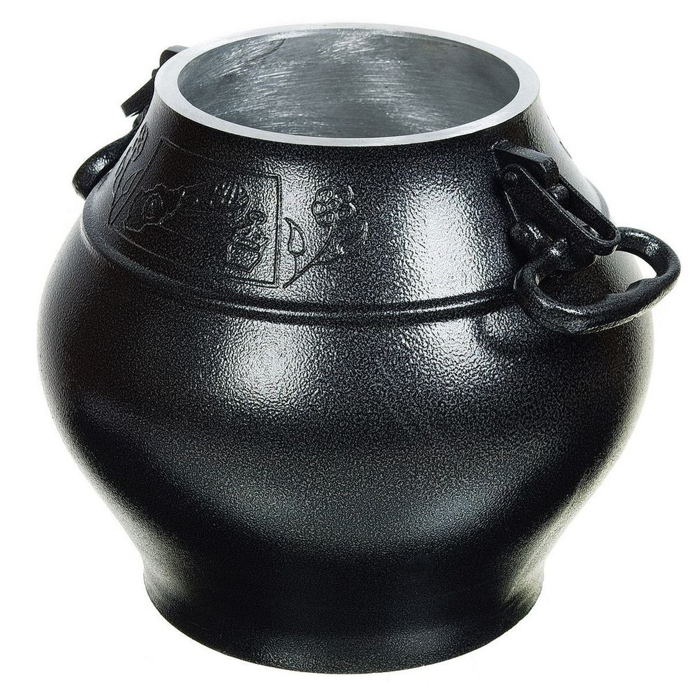 Казан афганский алюминий, 20 л, с крыш, чер, ach20