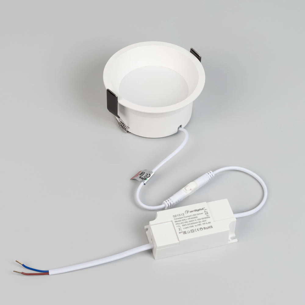 Светильник MS-BREEZE-BUILT-R104-12W Warm3000 (WH, 90 deg, 230V) (Arlight, IP20 Металл, 3 года) 036615