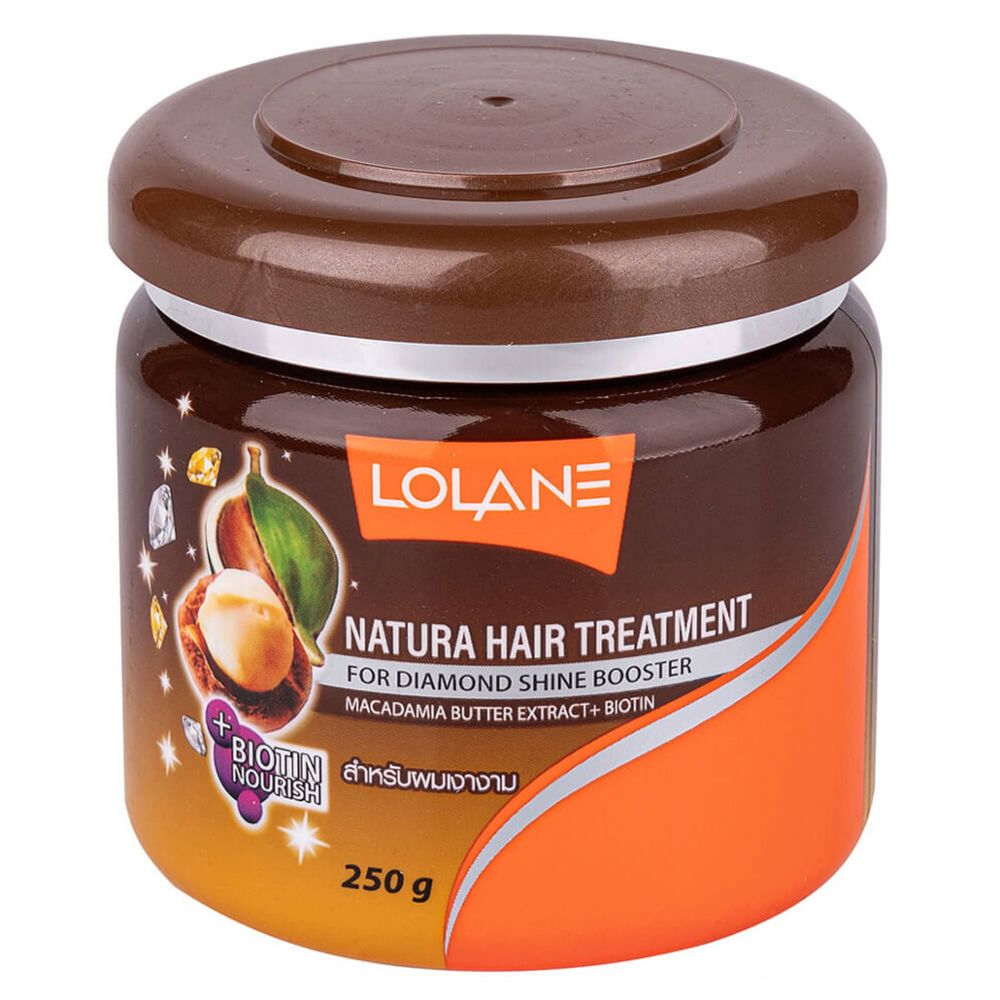 Маска для поврежденных волос с маслом ореха макадамии LOLANE Natura Hair Treatment 250гр