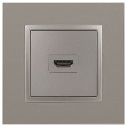 Розетка ЭРА Elegance 14-3114-16 HDMI титан