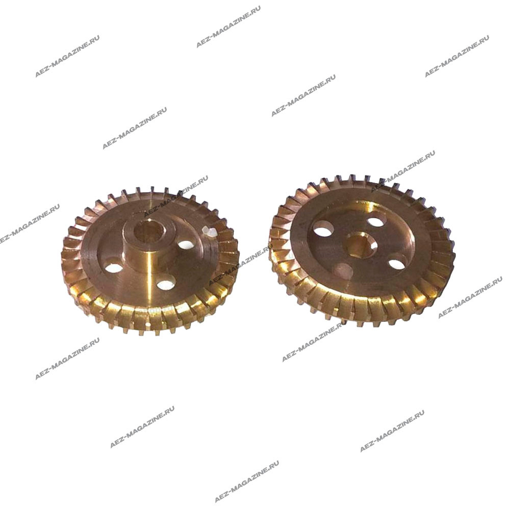 Крыльчатка для насоса металлическая D-61x10мм скос с 2 сторон, H-18мм